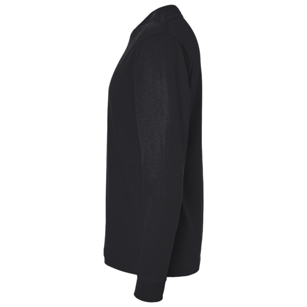 Gildan Unisex Softstyle® Long Sleeve T-Shirt, Black, Left Sleeve view