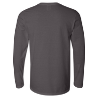 Gildan Unisex Softstyle® Long Sleeve T-Shirt, Charcoal, Back view