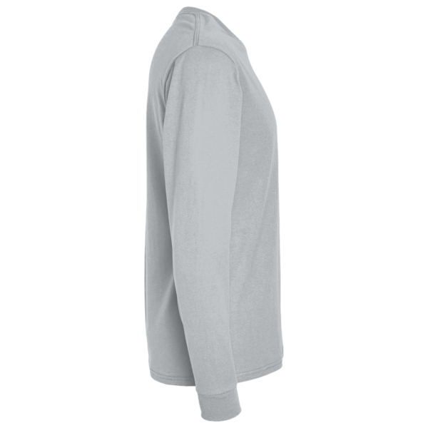 Gildan Unisex Softstyle® Long Sleeve T-Shirt, Sport Grey, Right Sleeve view