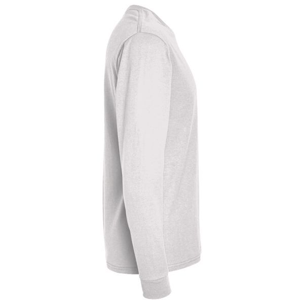 Gildan Unisex Softstyle® Long Sleeve T-Shirt, White, Right Sleeve view