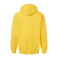 Gildan Unisex Softstyle® Midweight Hooded Sweatshirt, Daisy, Back view
