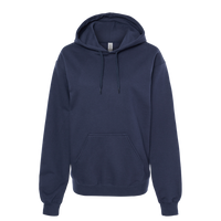 Gildan Unisex Softstyle® Midweight Hooded Sweatshirt, Navy, Front view