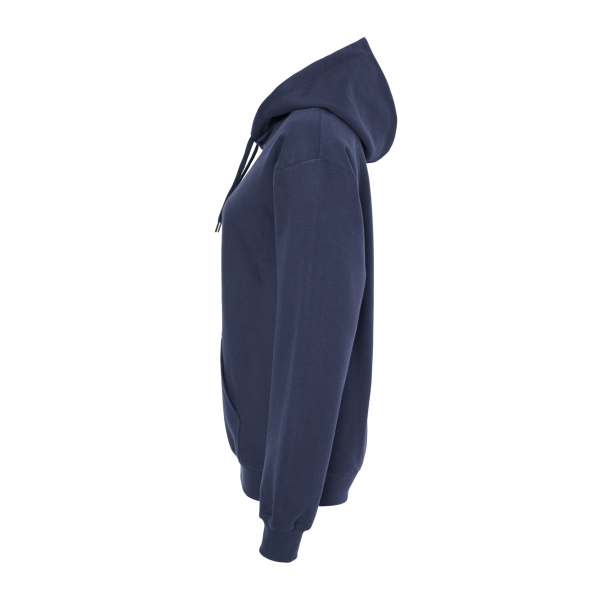 Gildan Unisex Softstyle® Midweight Hooded Sweatshirt, Navy, Left Sleeve view