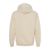 Gildan Unisex Softstyle® Midweight Hooded Sweatshirt, Sand, Back view