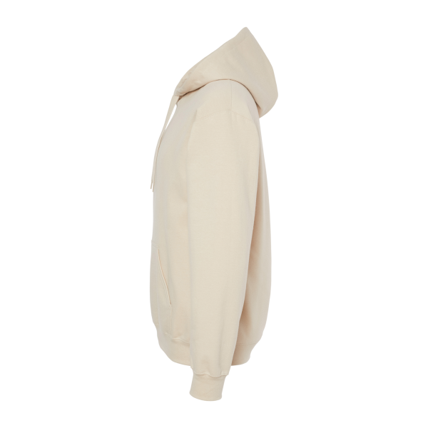 Gildan Unisex Softstyle® Midweight Hooded Sweatshirt, Sand, Left Sleeve view