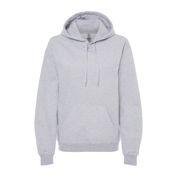 Gildan Unisex Softstyle® Midweight Hooded Sweatshirt, Sport Grey, Front view