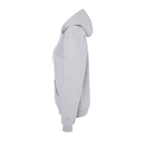 Gildan Unisex Softstyle® Midweight Hooded Sweatshirt, Sport Grey, Left Sleeve view