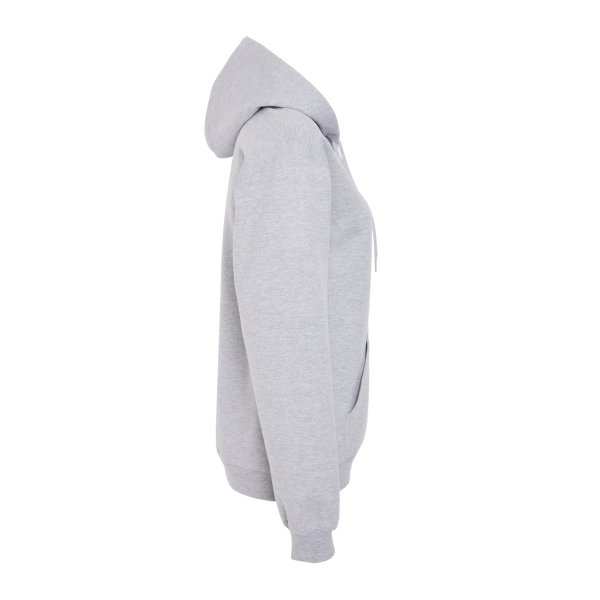 Gildan Unisex Softstyle® Midweight Hooded Sweatshirt, Sport Grey, Right Sleeve view