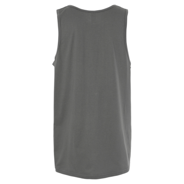 Gildan Unisex Softstyle® Tank Top, Charcoal, Back view