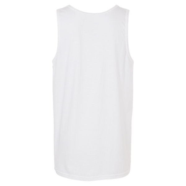 Gildan Unisex Softstyle® Tank Top, White, Back view