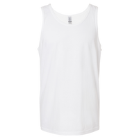 Gildan Unisex Softstyle® Tank Top, White, Front view