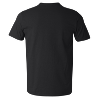 Gildan Unisex Softstyle® V-Neck T-Shirt, Black, Back view