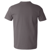 Gildan Unisex Softstyle® V-Neck T-Shirt, Charcoal, Back view