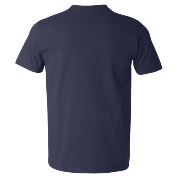 Gildan Unisex Softstyle® V-Neck T-Shirt, Navy, Back view