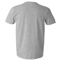 Gildan Unisex Softstyle® V-Neck T-Shirt, Sport Grey, Back view