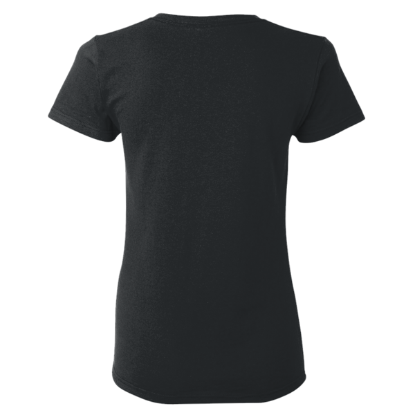 Gildan Women's Heavy Cotton™ T-Shirt, Black, Back view