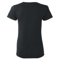 Gildan Women's Heavy Cotton™ T-Shirt, Black, Back view