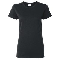 Gildan Women's Heavy Cotton™ T-Shirt, Black, Front view