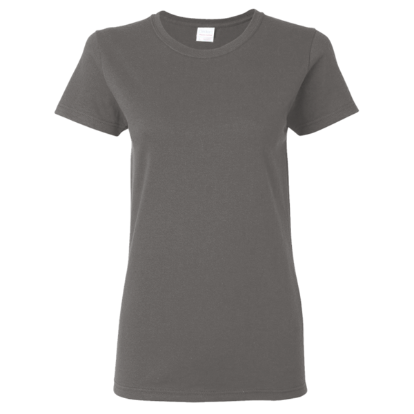 Gildan Women's Heavy Cotton™ T-Shirt, Charcoal, Front view