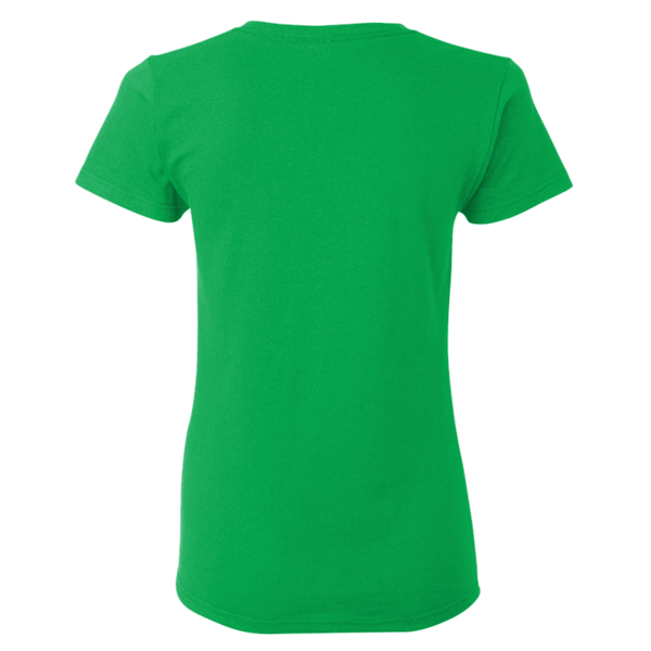 Gildan Women's Heavy Cotton™ T-Shirt, Irish Green, Back view