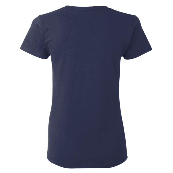 Gildan Women's Heavy Cotton™ T-Shirt, Navy, Back view