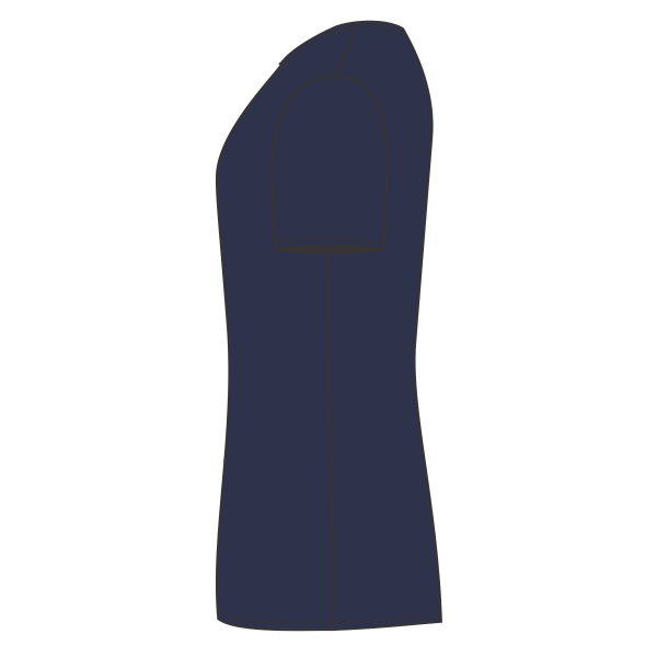 Gildan Women's Heavy Cotton™ T-Shirt, Navy, Left Sleeve view