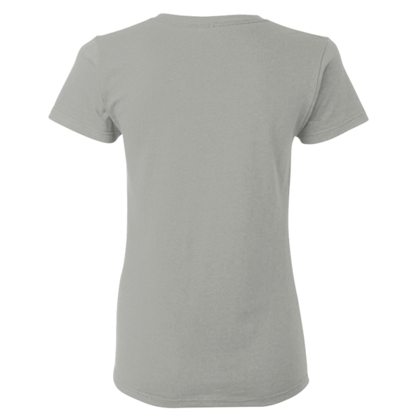 Gildan Women's Heavy Cotton™ T-Shirt, Sport Grey, Back view