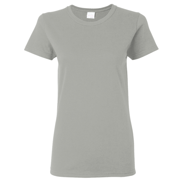 Gildan Women's Heavy Cotton™ T-Shirt, Sport Grey, Front view