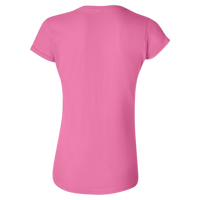 Gildan Women's Softstyle® T-Shirt, Azalea, Back view
