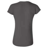 Gildan Women's Softstyle® T-Shirt, Charcoal, Back view