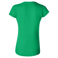 Gildan Women's Softstyle® T-Shirt, Irish Green, Back view