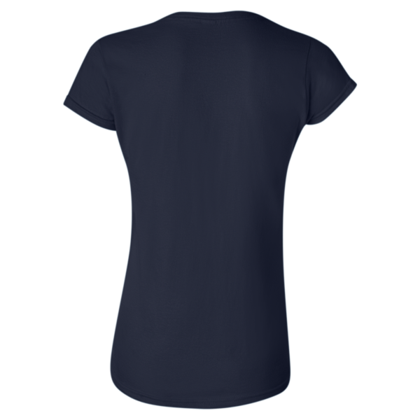 Gildan Women's Softstyle® T-Shirt, Navy, Back view