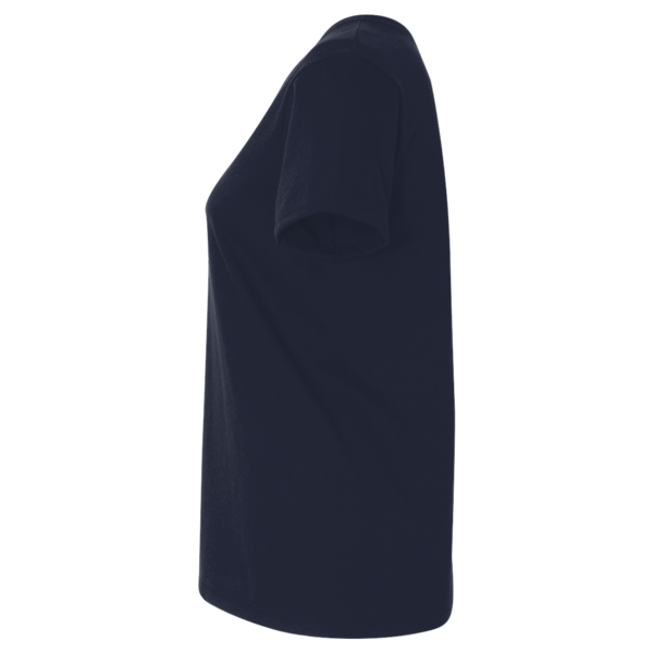 Gildan Women's Softstyle® T-Shirt, Navy, Left Sleeve view