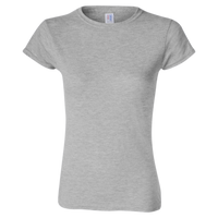 Gildan Women's Softstyle® T-Shirt, Sport Grey, Front view