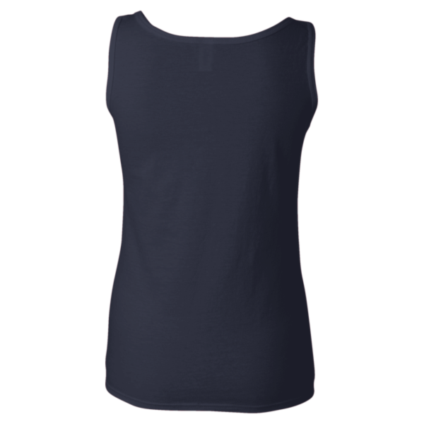 Gildan Women's Softstyle® Tank Top, Navy, Back view