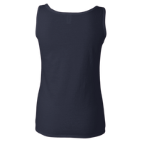 Gildan Women's Softstyle® Tank Top, Navy, Back view