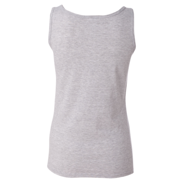 Gildan Women's Softstyle® Tank Top, Sport Grey, Back view