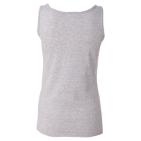 Gildan Women's Softstyle® Tank Top, Sport Grey, Back view