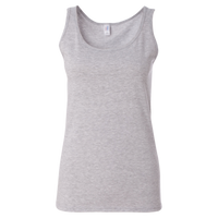 Gildan Women's Softstyle® Tank Top, Sport Grey, Front view