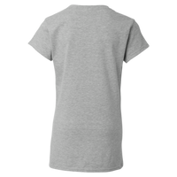 Gildan Women's Softstyle® V-Neck T-Shirt, Sport Grey, Back view