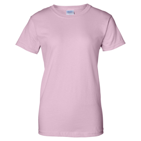 Gildan Women's Ultra Cotton® T-Shirt, Light Pink, Front view