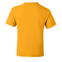Gildan Youth DryBlend® T-Shirt, Gold, Back view