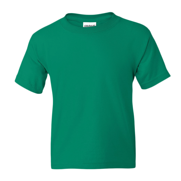 Gildan Youth DryBlend® T-Shirt, Kelly, Front view