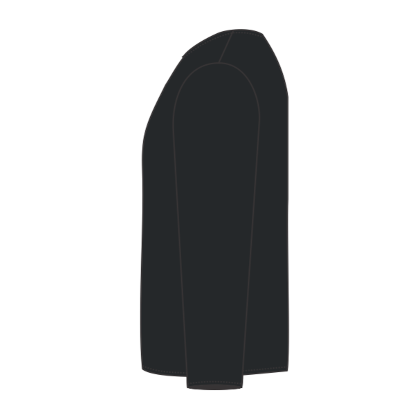 Gildan Youth Heavy Cotton™ Long Sleeve T-Shirt, Black, Left Sleeve (Long) view