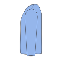Gildan Youth Heavy Cotton™ Long Sleeve T-Shirt, Carolina Blue, Left Sleeve (Long) view
