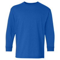 Gildan Youth Heavy Cotton™ Long Sleeve T-Shirt, Royal, Front view