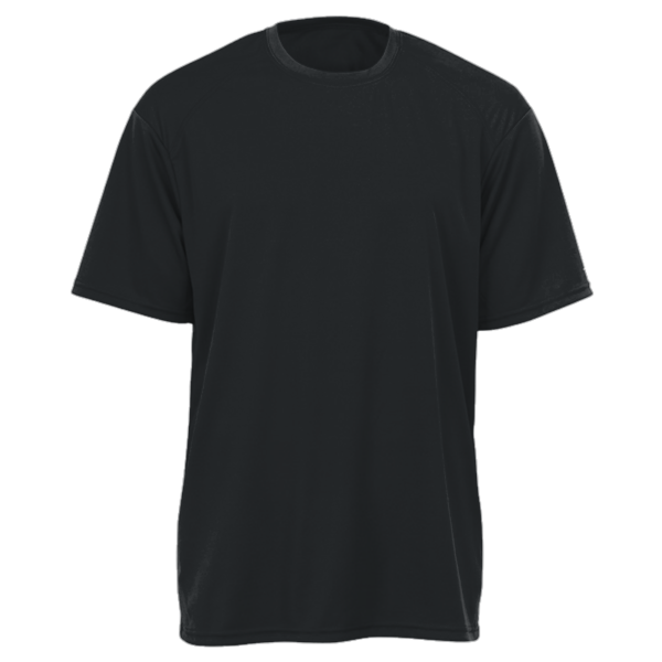 Gildan Youth Performance® T-Shirt, Black, Front view