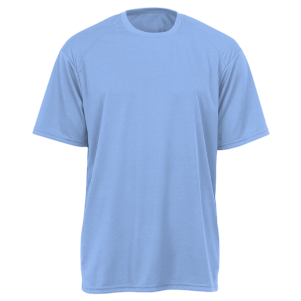 Gildan Youth Performance® T-Shirt, Carolina Blue, Front view