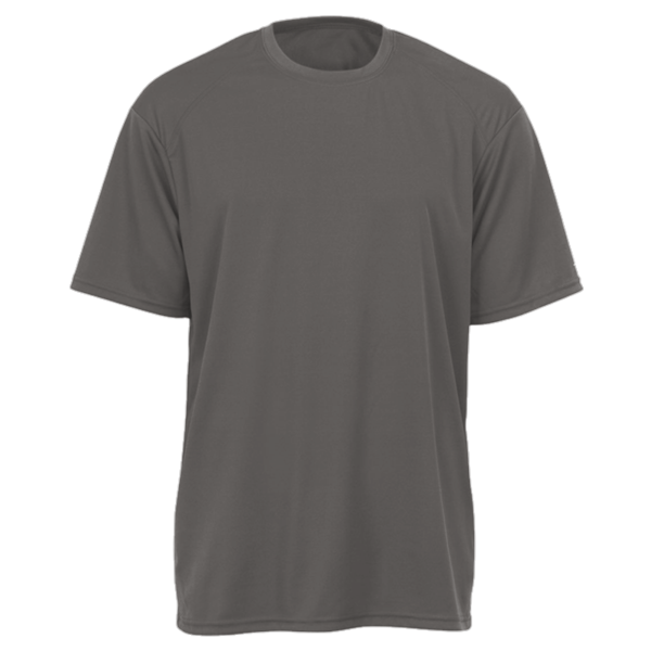 Gildan Youth Performance® T-Shirt, Charcoal, Front view