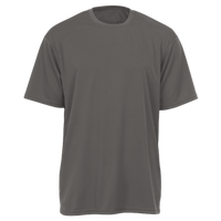 Gildan Youth Performance® T-Shirt, Charcoal, Front view